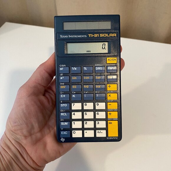 Texas Instruments TI-31‎ Solar Scientific Calculator Vintage Working - Picture 1 of 4
